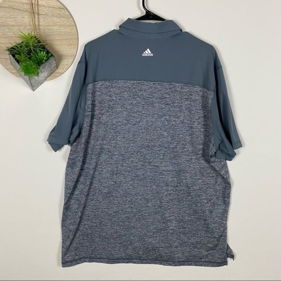 Adidas Golf Puremotion Gray Short Sleeve Golf Polo Size XXL - Picture 2 of 4
